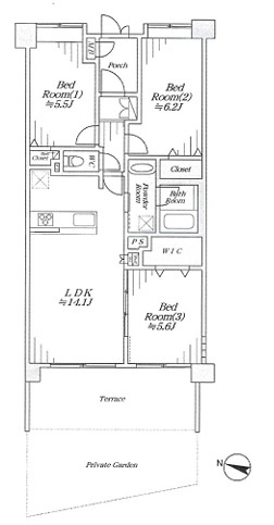 【間取り】 | サンクレイドル志木