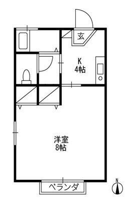 【間取り】 | コーポシャルルA