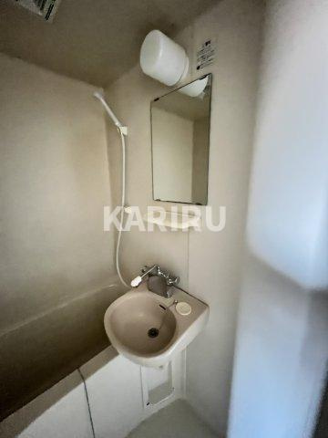 マンションスムスの洗面所