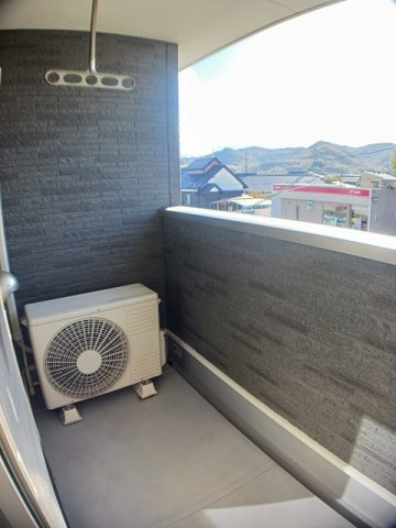 プラージュのバルコニー