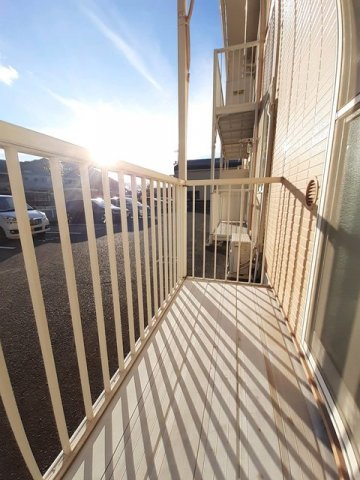 コーポあさひのバルコニー