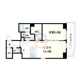 【間取り】 | Metrosa谷町六丁目South（中央小学校区） | Metrosa谷町六丁目South　間取り