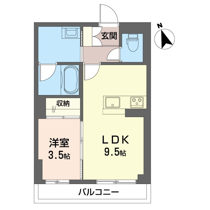 ルピナスコモドの間取り