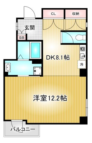 メゾンドタクタ|名古屋市の賃貸ならMy賃貸の間取り|メゾンドタクト