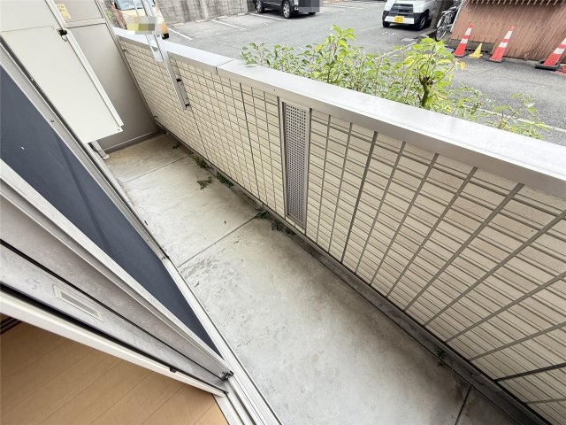 アリス京町壱番館のバルコニー|陽当たり良好なバルコニーです