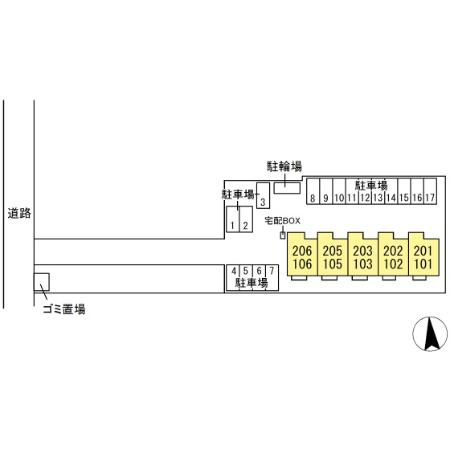 kalmia(カルミア)の区画図