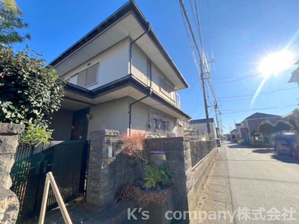 高座郡寒川町宮山　建築条件なし　売地　A区画の前面道路含む現地写真|2026.2.5撮影◇