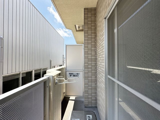 PERLA南川添Ⅱのバルコニー