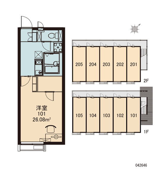 レオネクストヴァンベールの区画図|画像3