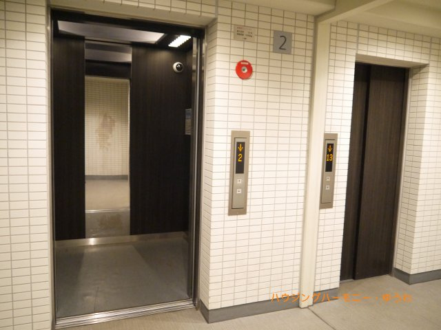 【その他共用部分】 | スカイティアラ ウエスト | 忙しい朝にも安心、エレベーターが２基設置されています！