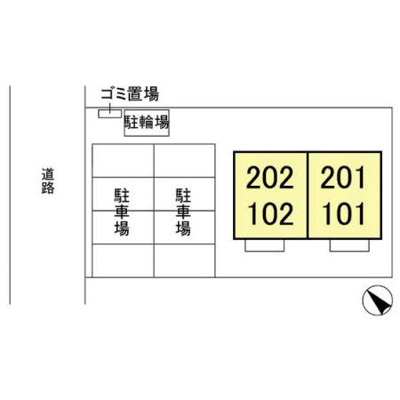 ソレイユ つくばの区画図