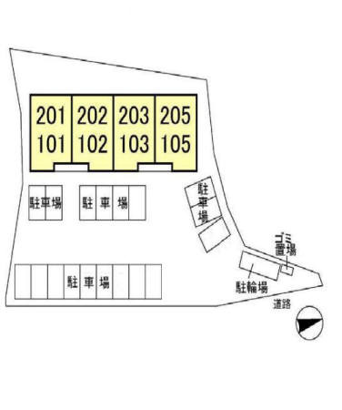サニーヒルの区画図
