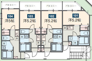 【間取り】 | ＭＥＬＤＩＡ小作Ⅱ
