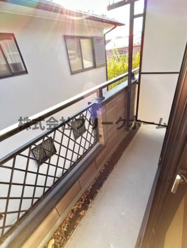 武蔵野市境南町１丁目のアパートのバルコニー|※別号室参考写真になります。