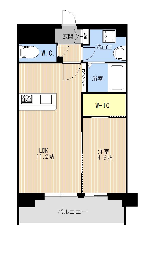 LIBTH箱崎の間取り