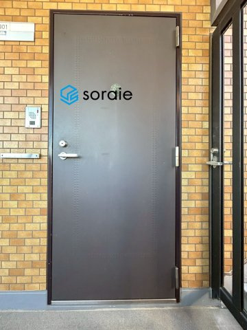 ライオンズマンション東所沢第二の玄関|1/23　撮影