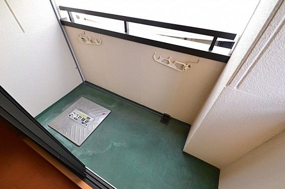 サントル花隈のバルコニー