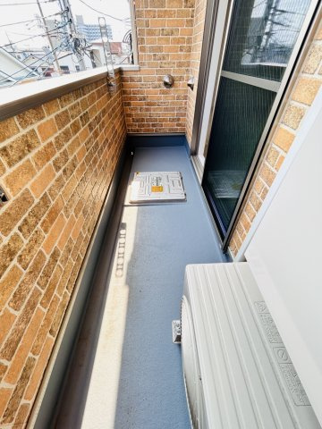 プレシャス小松Ⅱのバルコニー