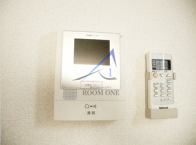 クレスト駒込Ⅱのセキュリティ|モニター付きインターホンです。