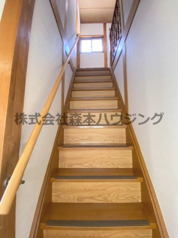 【内装】 | 　茄子作1丁目借家　 | 室内階段部分です