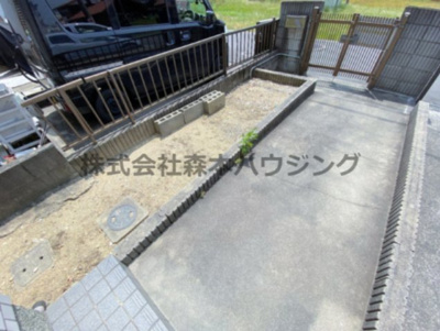 【庭】 | 　茄子作1丁目借家　 | テラススペースです