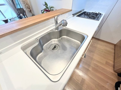 【キッチン】 | アドヴァンスTQ第二十日市場 | ◆広々したキッチンシンク。洗い物が多い時にも快適にご利用いただけます。