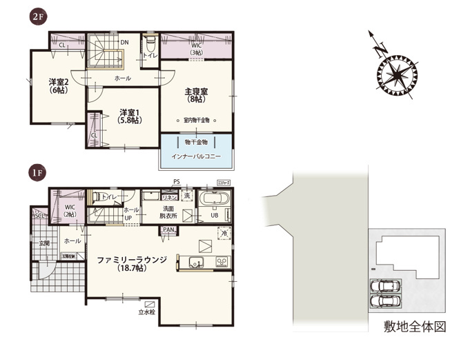 【新築住宅】深谷市萱場 第10期 全6棟の間取り
