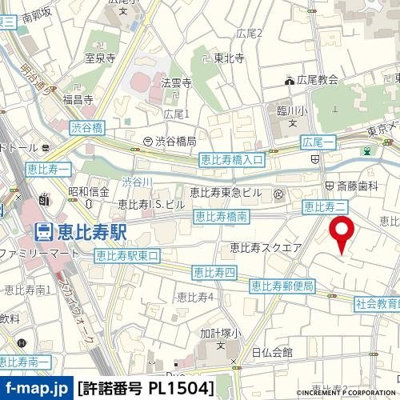 【地図】 | ライオンズマンシヨン恵比寿