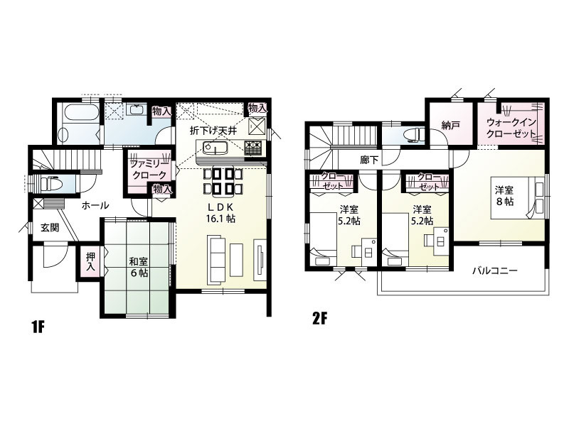 【新築住宅】深谷市普済寺 全8区画の間取り
