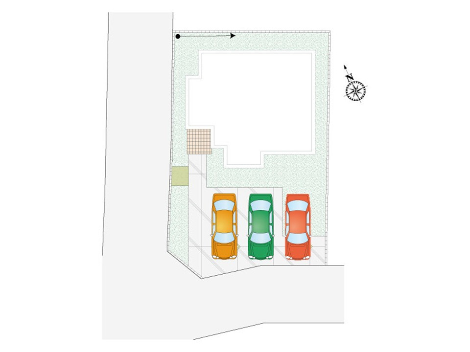【新築住宅】深谷市普済寺 全8区画の区画図