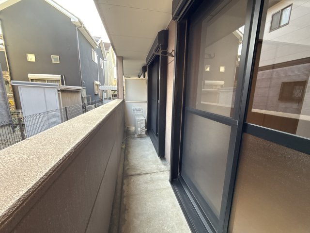 姫路市飾磨区構２丁目のハイツのバルコニー