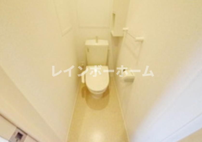 【仲介手数料：50％OFF】対象物件！のトイレ|シンプルで使いやすいトイレです