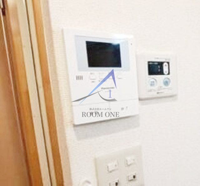 ｆマンションのセキュリティ|モニター付きインターホンです。