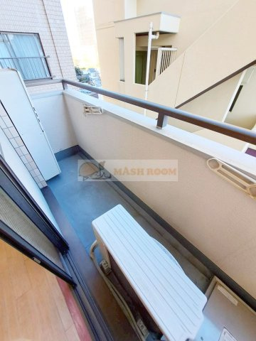 アクアレールのバルコニー