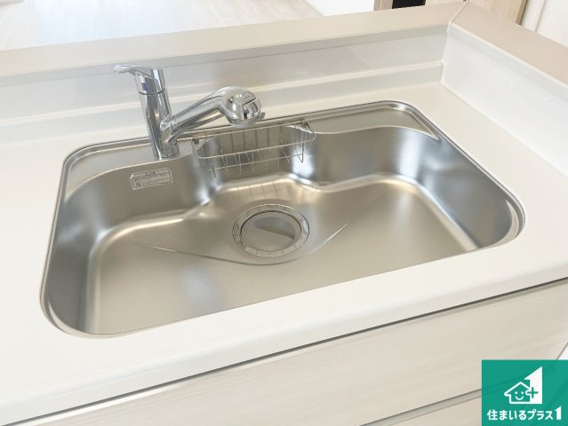 神戸市北区道場町道場　新築一戸建ての設備|広々としたシンクで食器洗いも楽々！