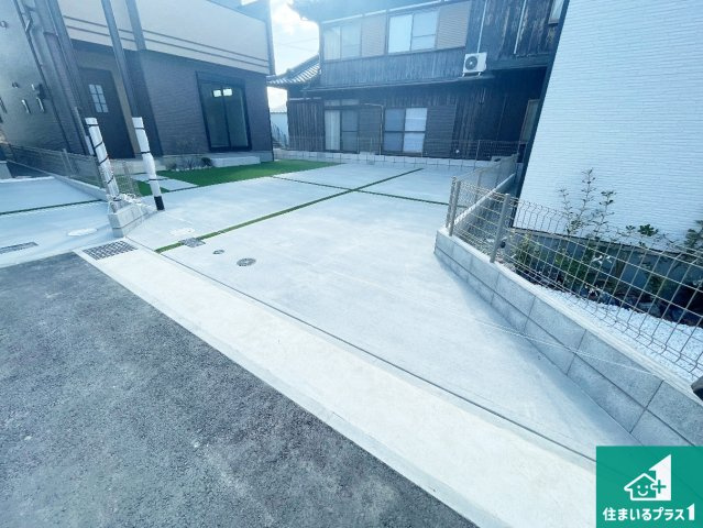 神戸市北区道場町道場　新築一戸建ての駐車場|駐車スペース！散水栓があるので、こまめに愛車を洗えます！