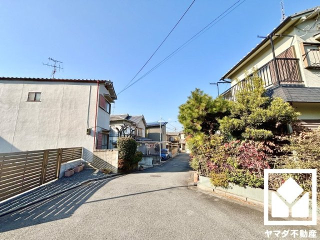 宇治市神明宮北の前面道路含む現地写真|1月19日　現地写真更新