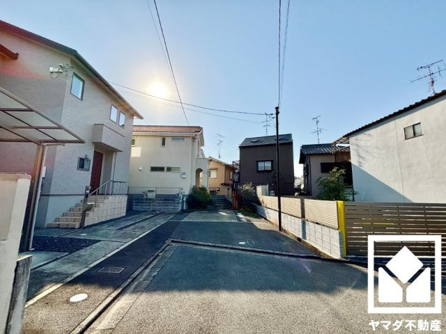 宇治市神明宮北の前面道路含む現地写真|1月19日　現地写真更新