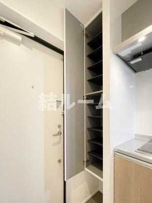 板橋区中台３丁目のアパートの玄関