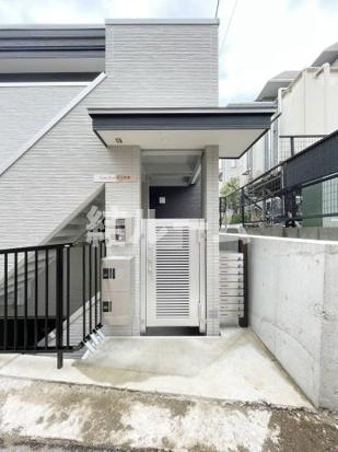 板橋区中台３丁目のアパートのエントランス