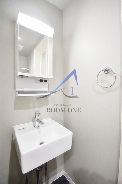 プレジール日吉の洗面所|洗面台です。