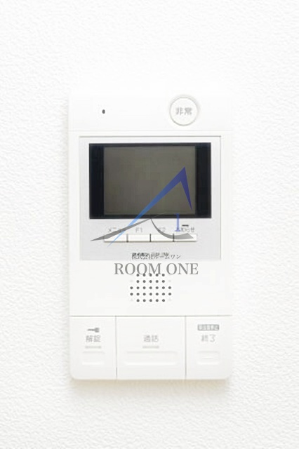 スカイコート大森第４のセキュリティ|モニター付きインターホンです。