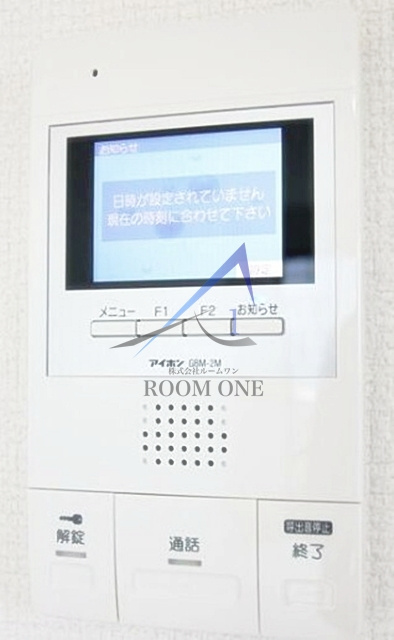 クレイス武蔵関のセキュリティ|モニター付きインターホンです。