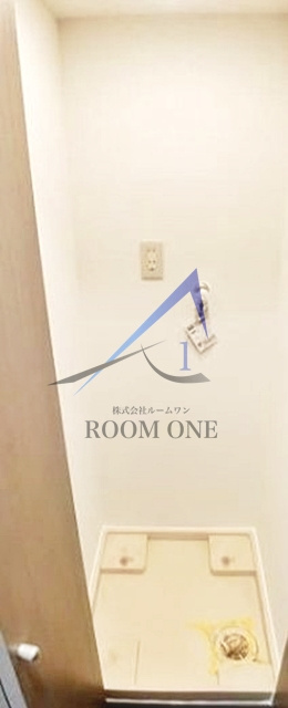 北辰ヒルズ早稲田の設備|洗濯機置き場です。