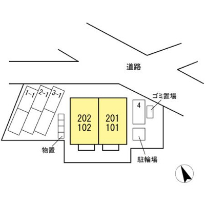 【区画図】 | グレースコートミレーニアＢ