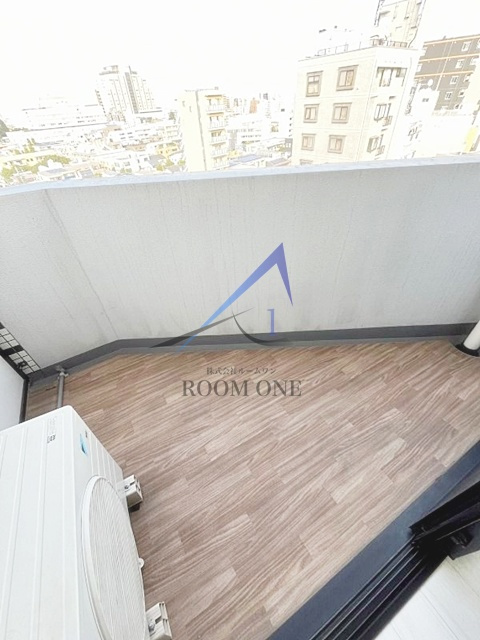 プレール・ドゥーク東新宿Ⅲのバルコニー|バルコニーです。