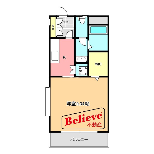 シェ・ソワの間取り|使い勝手の良い間取りです♪