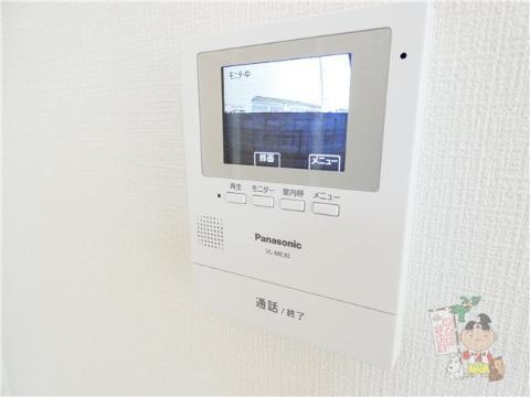クレッシェンドのセキュリティ|カメラ付インターホン