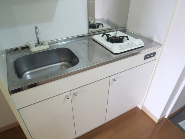 リリックコート平和橋のキッチン|コンパクトながら作業のしやすいキッチンです。