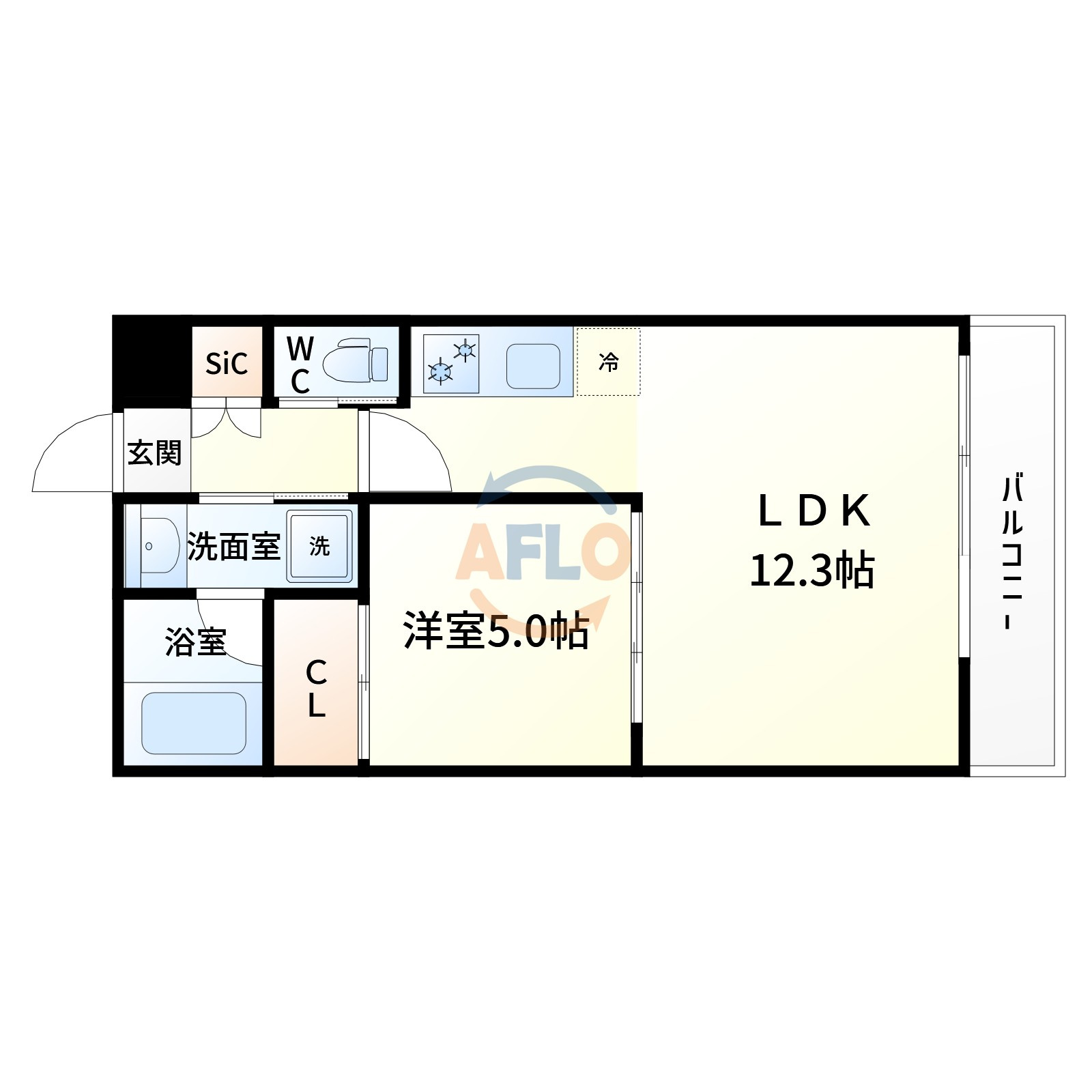 プレジオ三国EUROの間取り|プレジオ三国EURO　間取り